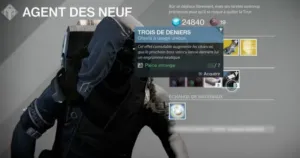 Destiny 2 - Trois de Deniers