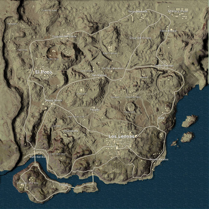 PUBG Carte Miramar