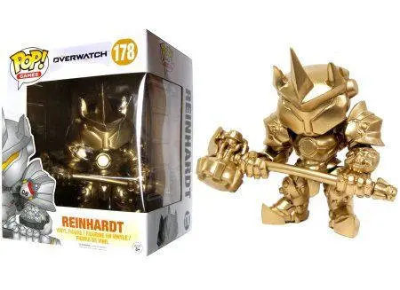 Reinhardt Overwatch Gold - Figurine Pop
