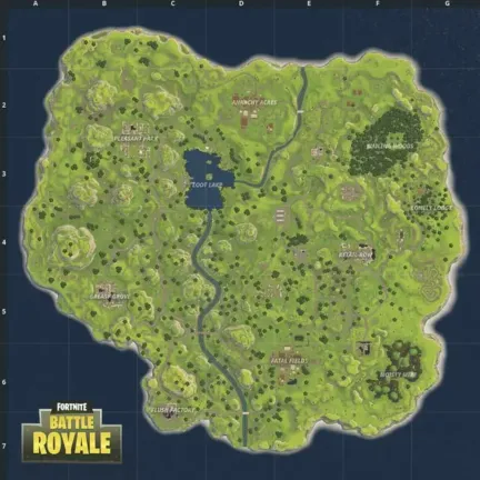 Fortnite - Ancienne carte