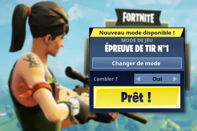 Fortnite - Epreuve de tir - Nouveau mode