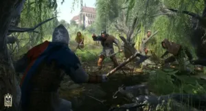 combat dans la forêt de Kingdom Come Deliverance - Test