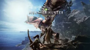 Monster Hunter World - equipes face à un monstre