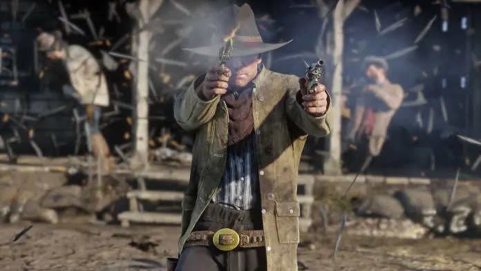 Red Dead Redemption 2 - trailer et un mode Battle Royale - far west revolver