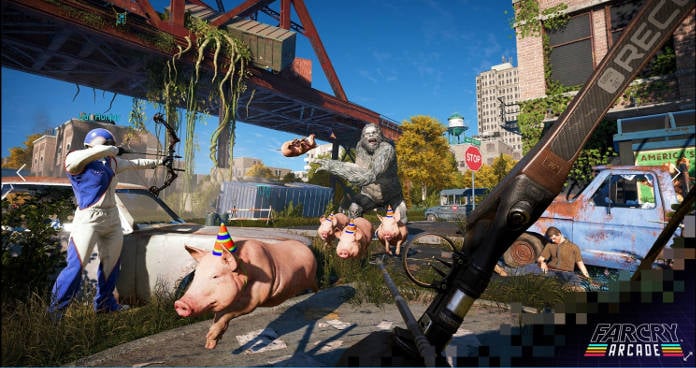 Far Cry 5 - L'éditeur de carte Far Cry Arcade offre de nouvelles possibilités - Yeti et cochons