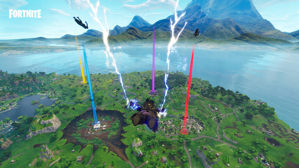 Fortnite - Mise à jour 4.5, arrêt serveur et infos - des marqueurs visuels apparaissent à l'écran