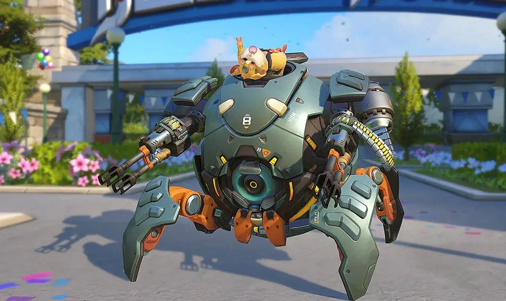 Overwatch Wrecking Ball - Le nouveau héro est un.. Hamster - Bouldozer, Hammond - présentation