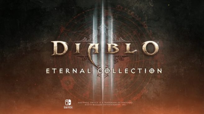 Blizzard annonce Diablo 3 Eternal Collection sur Nintendo Switch