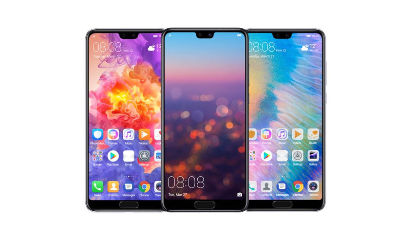 Meilleurs Smartphones Android 2018Huawei P20 Pro-3face