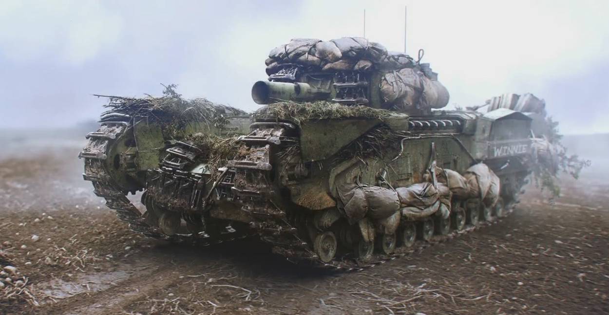 Battlefield 5 Renfort d'escouade - Le Churchill Crocodile Tank