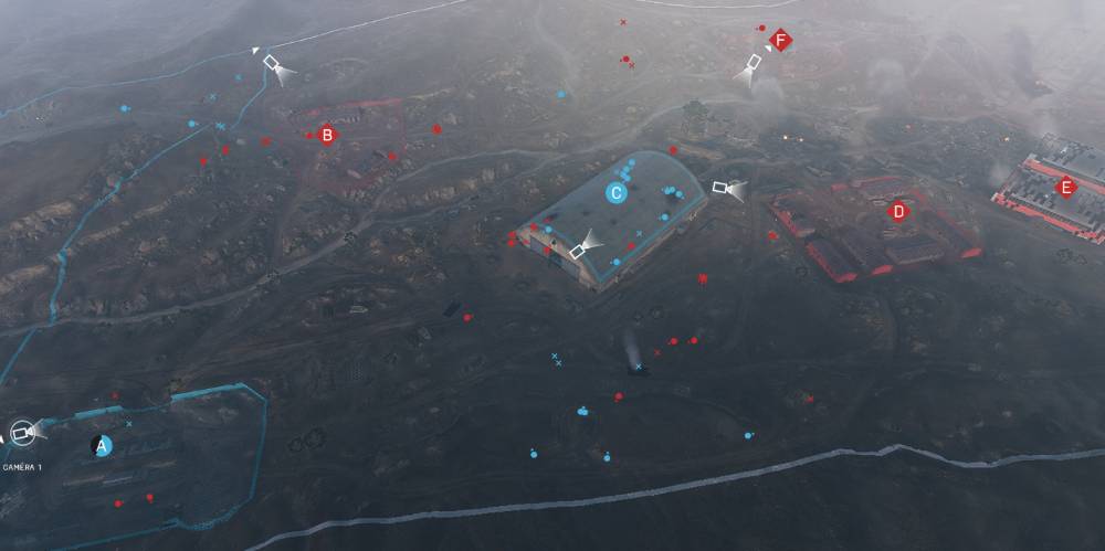 La carte de l'aérodrome de Battlefield 5