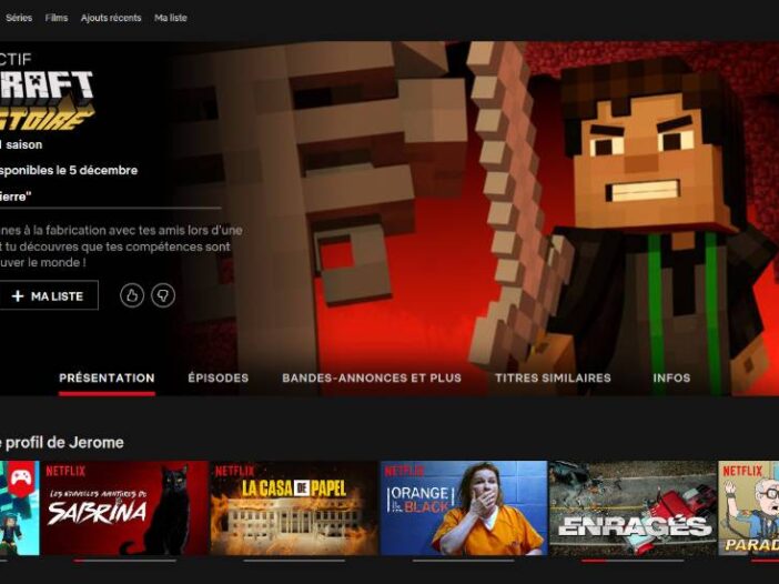 Netflix - Regardez dès maintenant Minecraft, une histoire interactive