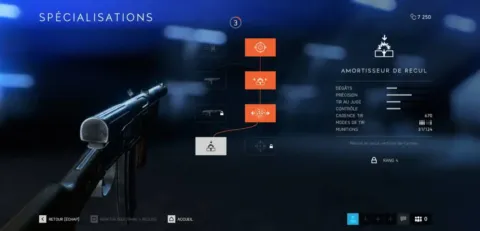 BF5 - les effets des spécialisations d'armes