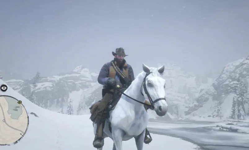RDR2 Pur-sang Arabe Blanc