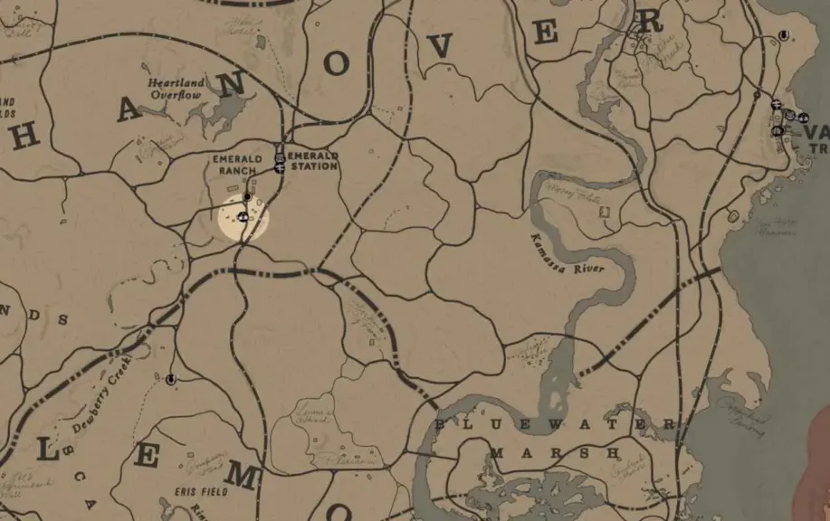 RDR2 - Receleur Emerald Ranch