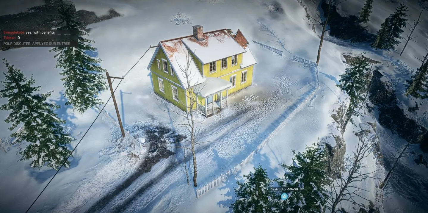 Battlefield 5 - Narvik - bonhomme de neige - vue globale