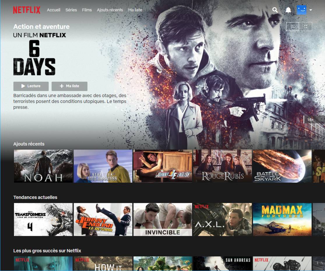 Code Secret Netflix - Accéder aux films et séries cachés - Action et Aventure