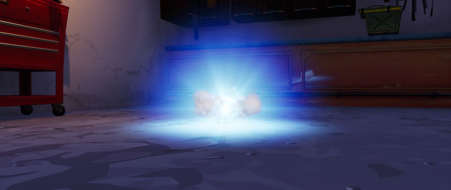 1 explosion grenade gelante - Fortnite