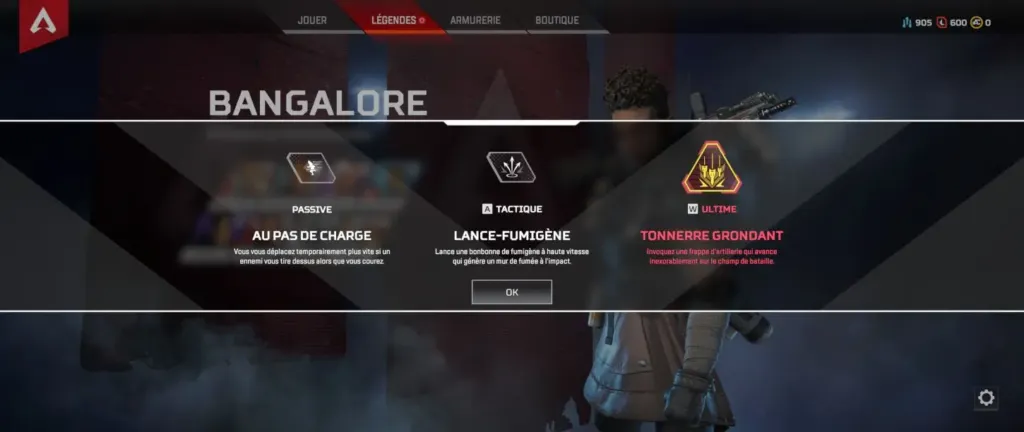 Bangalore capacités - Apex Legends