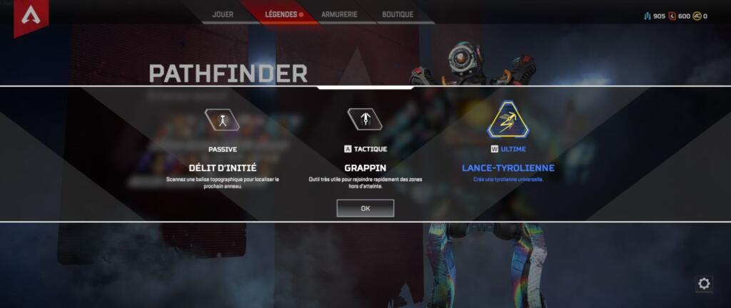 Pathfinder capacités - Apex Legends