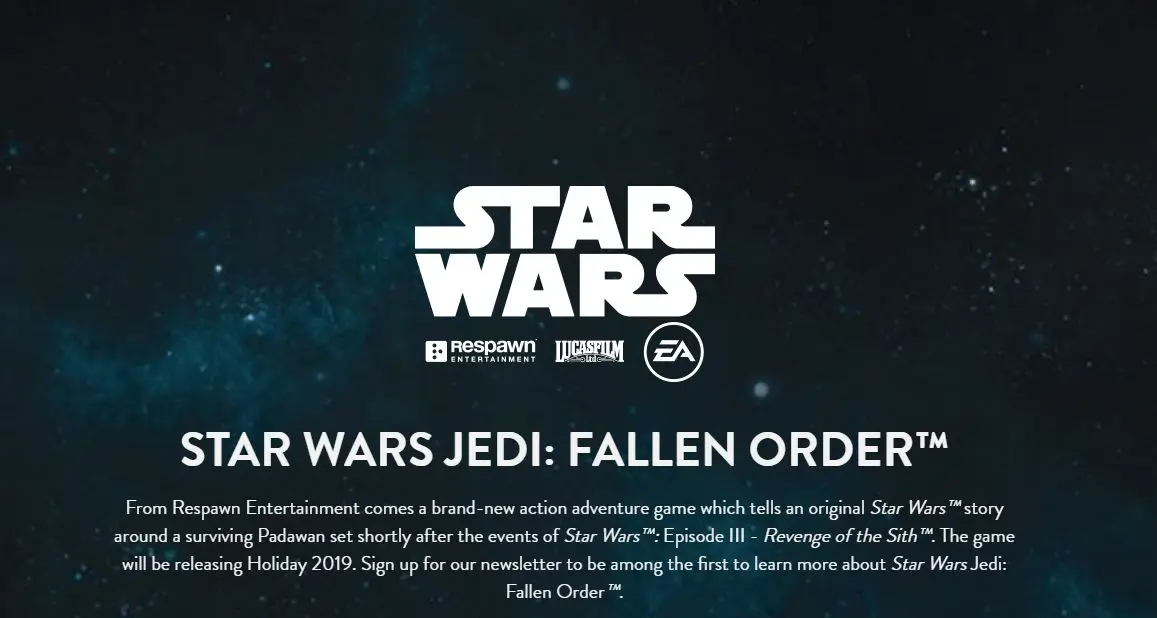 Respawn présentera son jeu ‘Star Wars’ le 13 avril