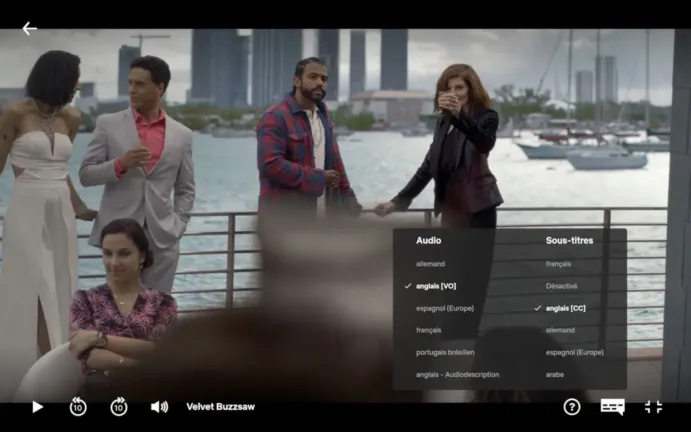 Comment changer la langue de la série ou film Netflix - Audio ou sous titres