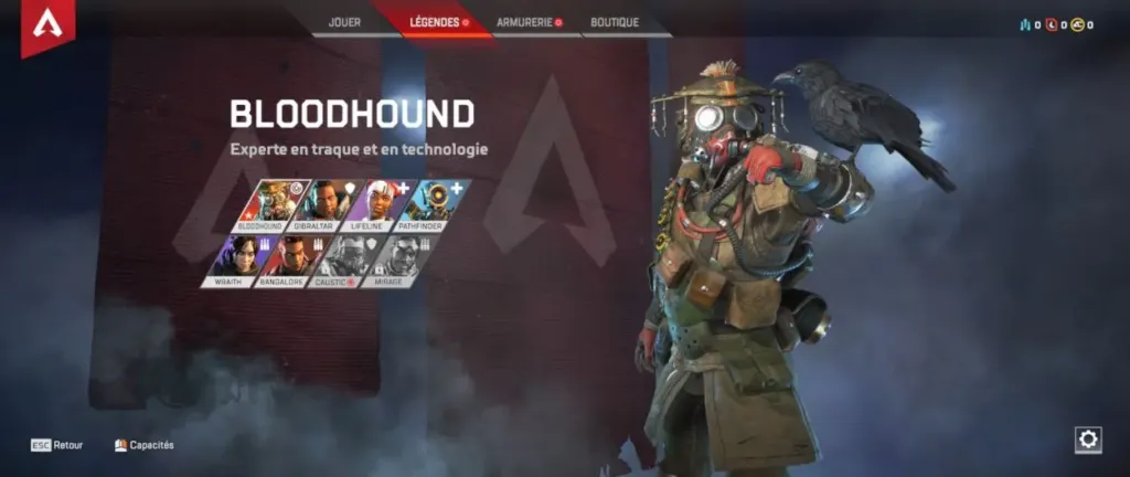 personnage Bloodhound - Apex Legends