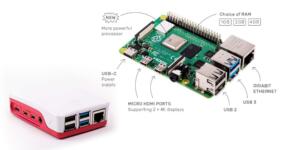 Raspberry Pi 4 - vidéo 4K, plus rapide, USB-C, USB 3, Gigabit