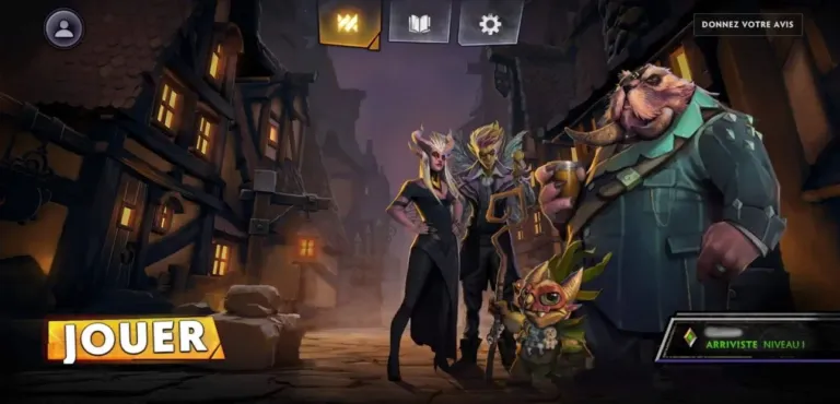 bouton social - Dota Underlords Crossplay