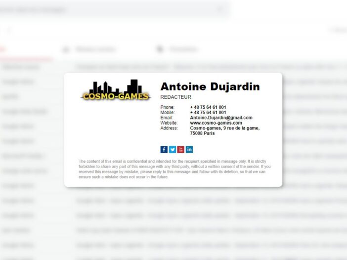 Signature Gmail - Comment la créer - Insérer une image