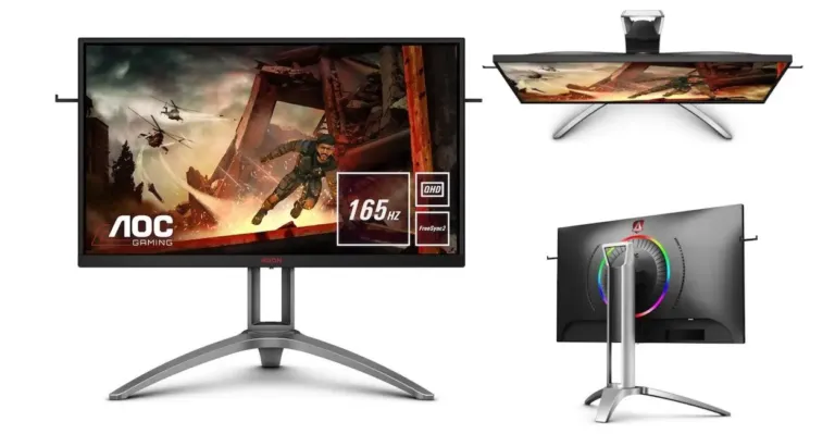 AOC AGON AG273QX : écran 27″ VA, WQHD, 165 Hz, FreeSync 2, HDR