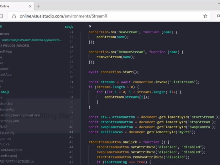Visual Studio Online - un éditeur de code dans votre navigateur