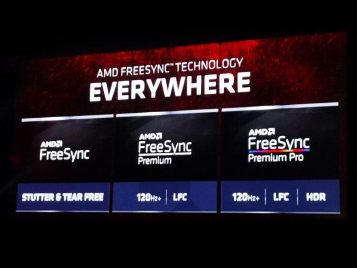 AMD clarifie la norme FreeSync - 3 niveaux, Basic, Premium et Pro