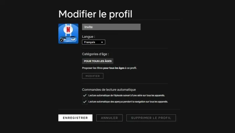 Comment ajouter un profil Netflix adulte ou enfant ? Créer | modifier