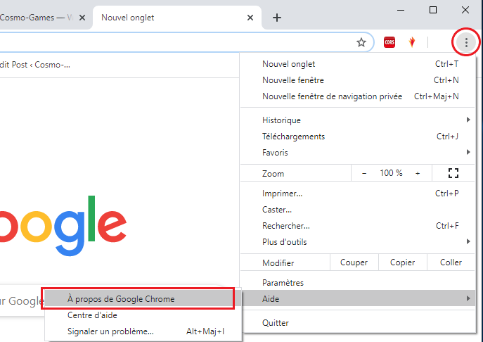 Comment mettre à jour Google Chrome sur Windows 10
