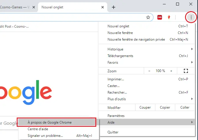Comment mettre à jour Google Chrome sur Windows 10