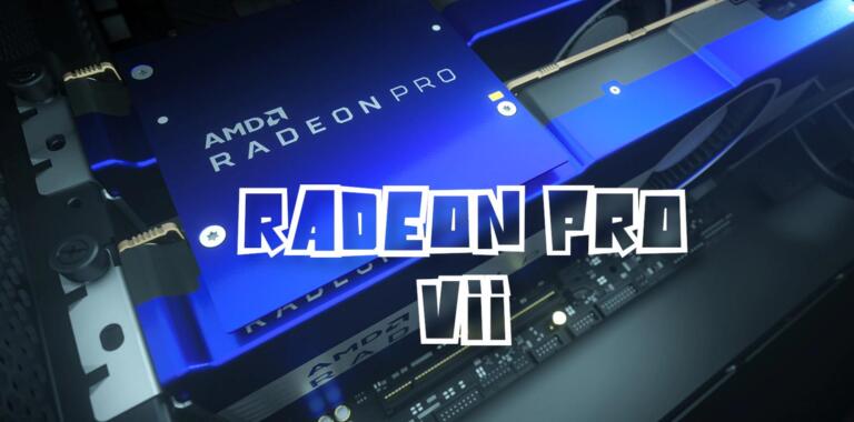 AMD Radeon Pro VII : une carte Pro avec un prix agressif