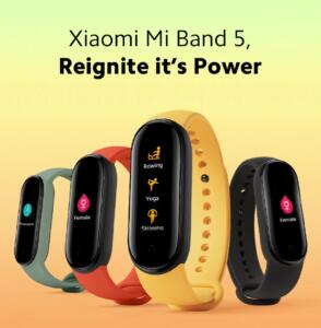 Coloris Mi Band 5