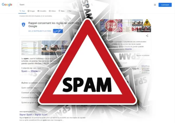 Google filtre plus de 25 milliards de page de spam chaque jour