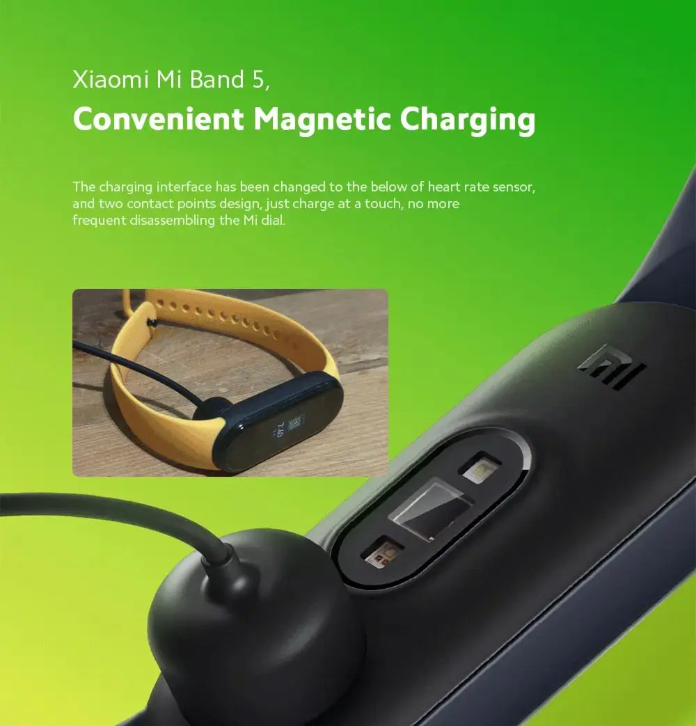 chargeur magnétique du Mi Band 5