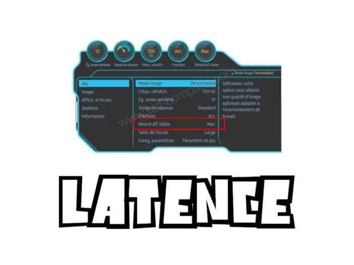 latence ecran