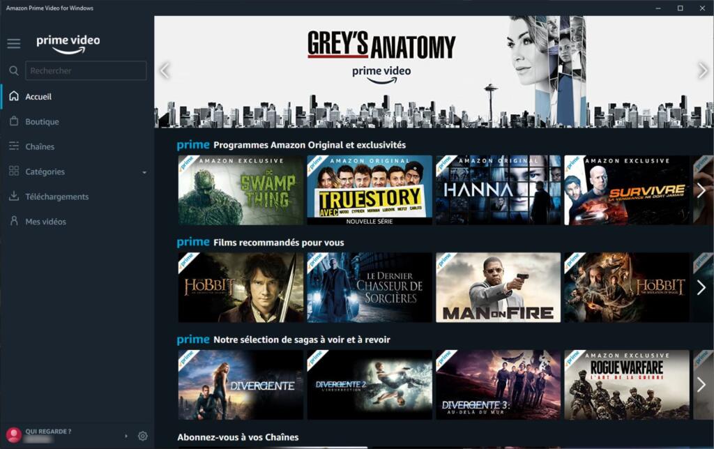 Prime Video Application Windows 10