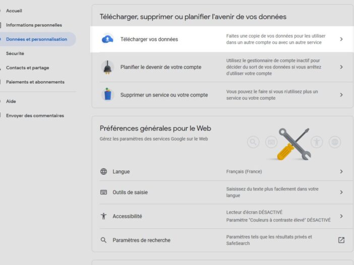 sauvegarder vos mails Gmail