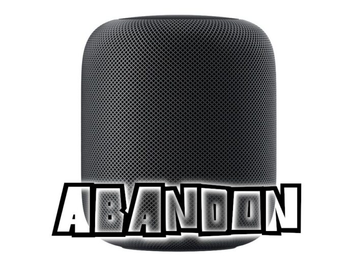 HomePod abandonné