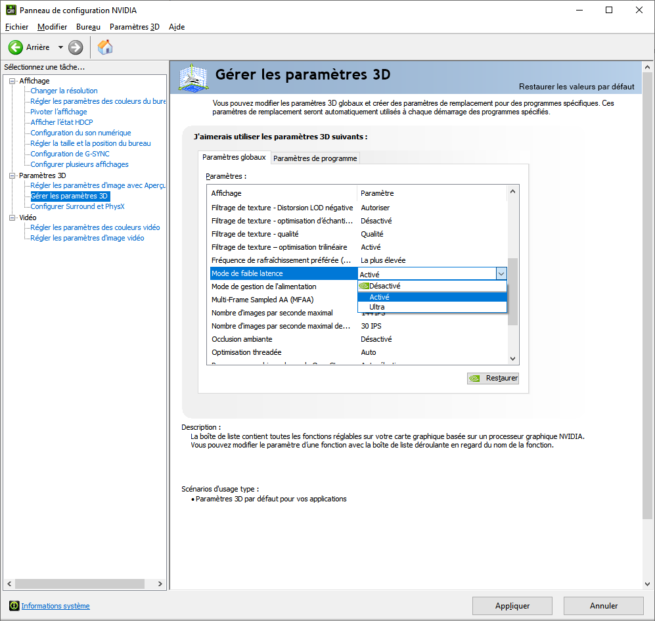 Mode Faible Latence Nvidia : Comment Activer Low Latency ? Avis