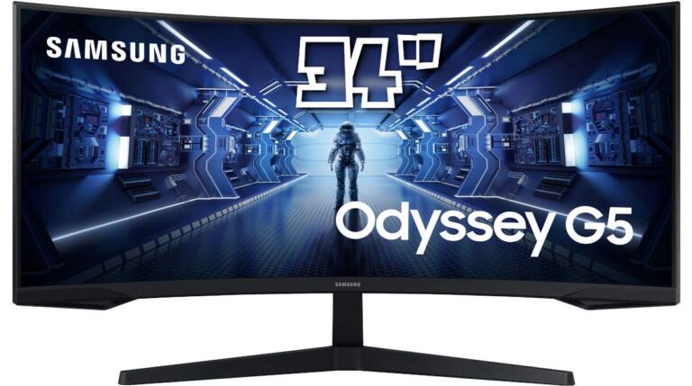 Test Samsung Odyssey G5 34″ C34G55T :  espace et performance ?