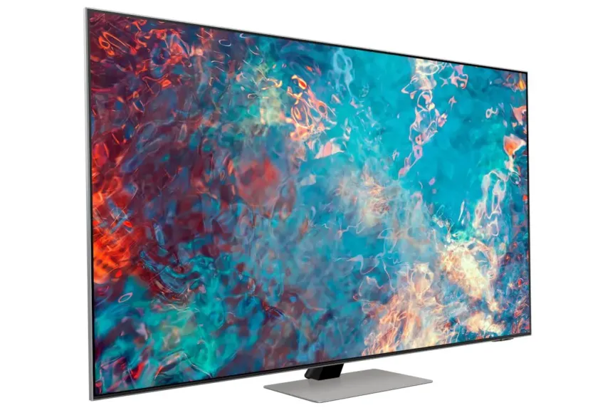 vue de cote Samsung QN85A