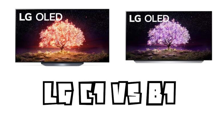LG C1 vs B1 OLED : comparatif de deux téléviseurs LG 2021