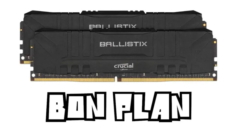 Bon Plan Crucial Ballistix 3200 Mhz