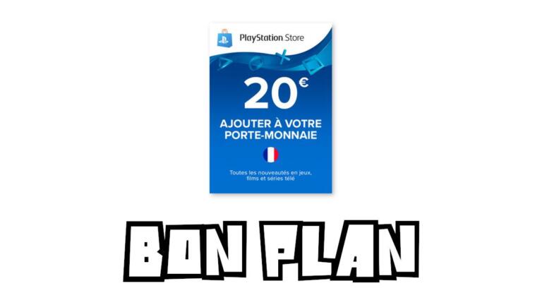 Promo Carte PSN 20€ à 17€ : promo cartes PlayStation Network